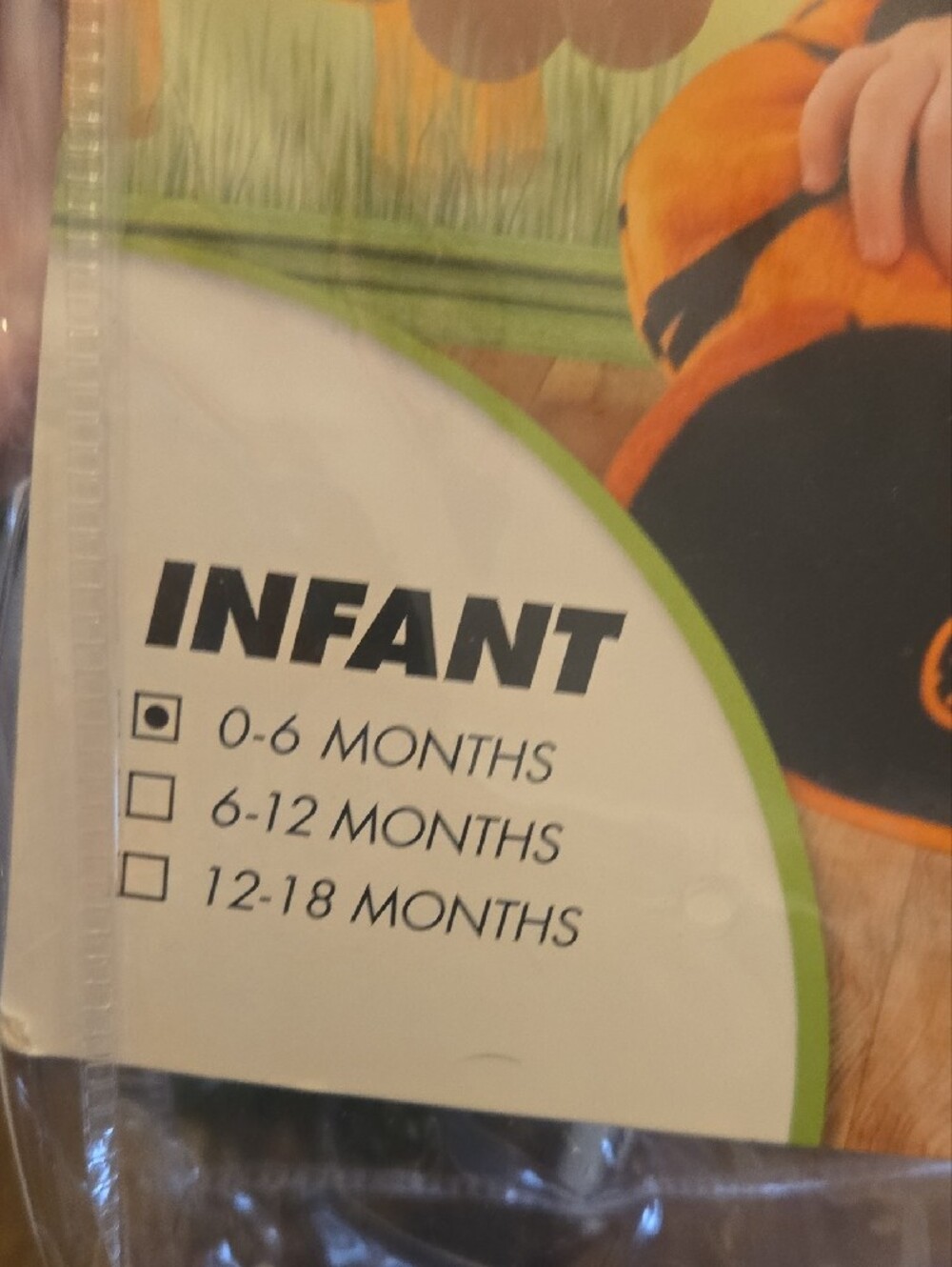 Spirit Lil' Tiger Infant Costume - Orange & Black - Picture 5 of 5